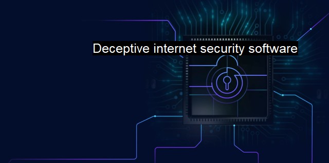 What is Deceptive internet security software? Don't Be Fooled