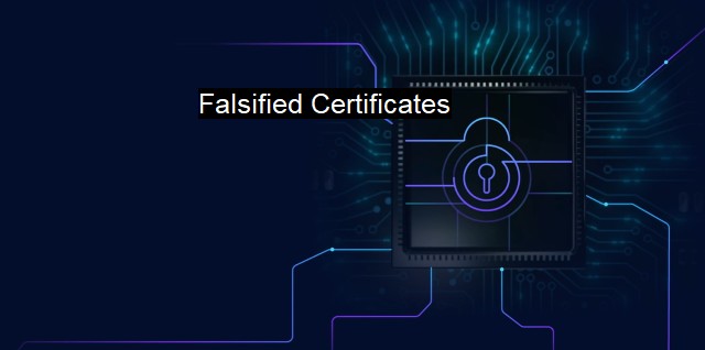What are Falsified Certificates?