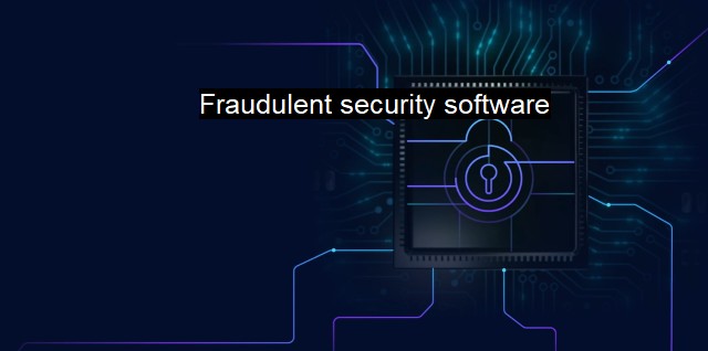 What is Fraudulent security software? Scammers Profit from Scareware
