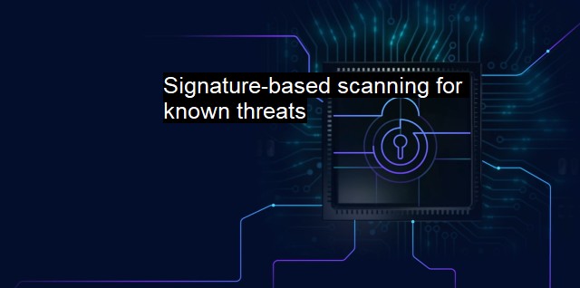 What are Signature-based scanning for known threats?